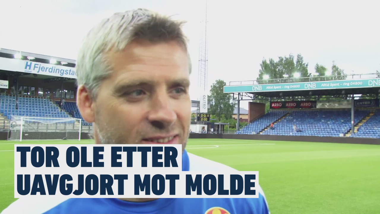 Tor Ole etter 1-1 mot Molde